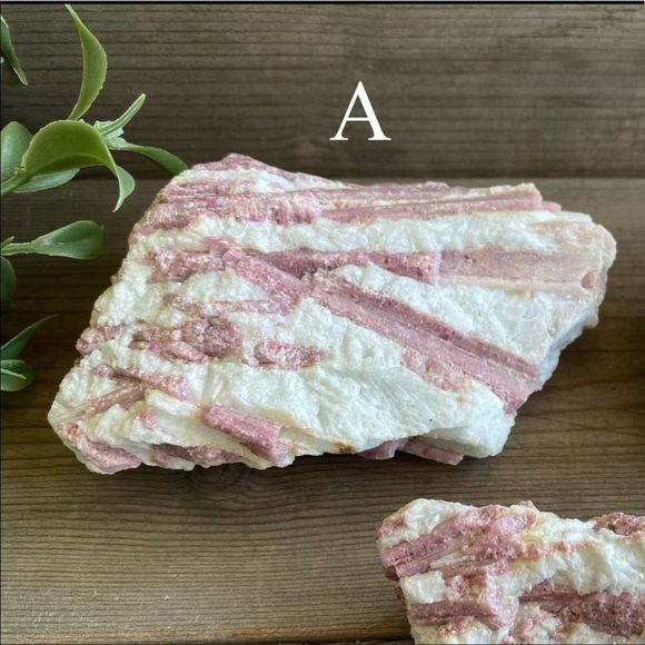 Raw Pink Tourmaline Statement Piece - Picture 2 of 3